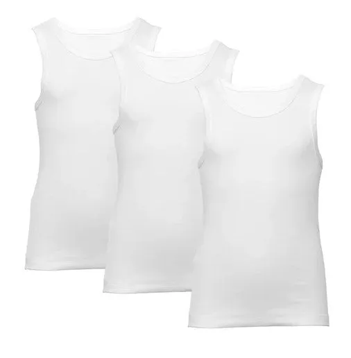 3 Pack Girls Cotton Underwear Vests