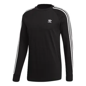 adidas originals Classic Round Neck Cozy Long Sleeves Sweatshirt Black, black