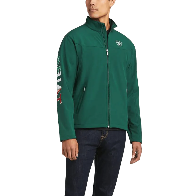 Ariat Men's Mexico New Team Verde Softshell Jacket