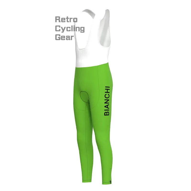 Bianchi Green Retro Cycling Pants