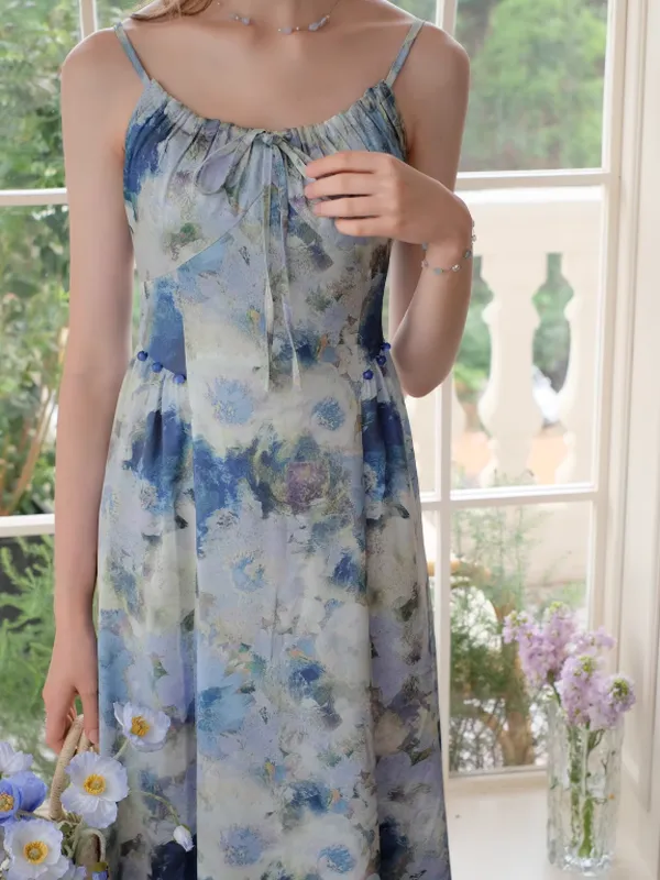 Blue Blossom Summer Dress