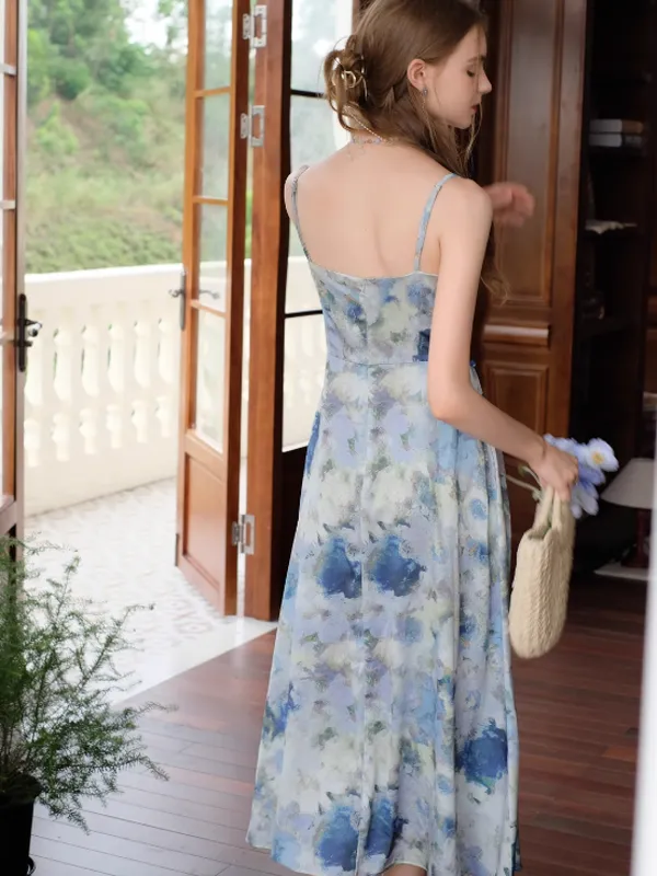 Blue Blossom Summer Dress