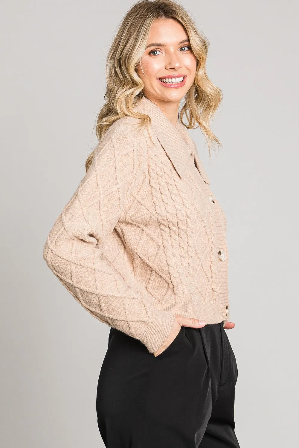 Cozy Cable Knit Cardigan