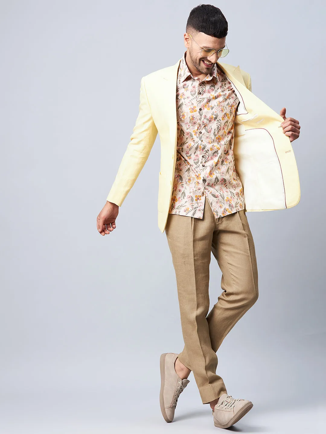 Daffodils Linen Blazer