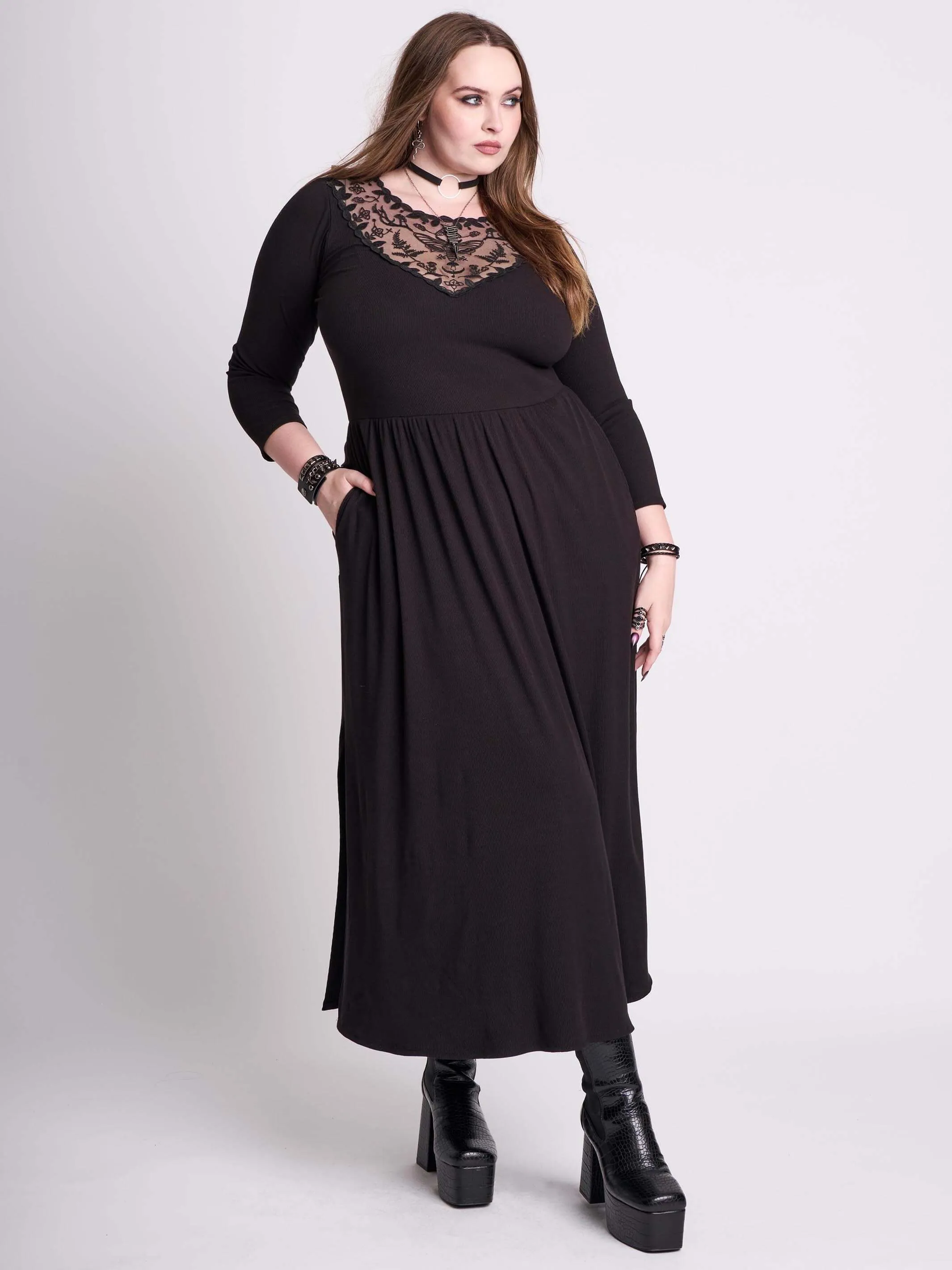 Dark Delights Maxi Dress