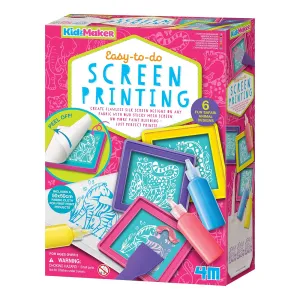 Easy-to-Do Screen Printing