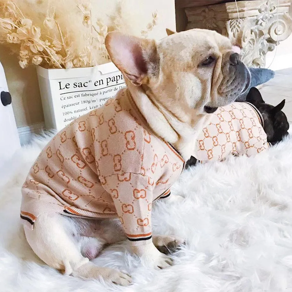 French Bulldog Christmas Cardigan for Winter