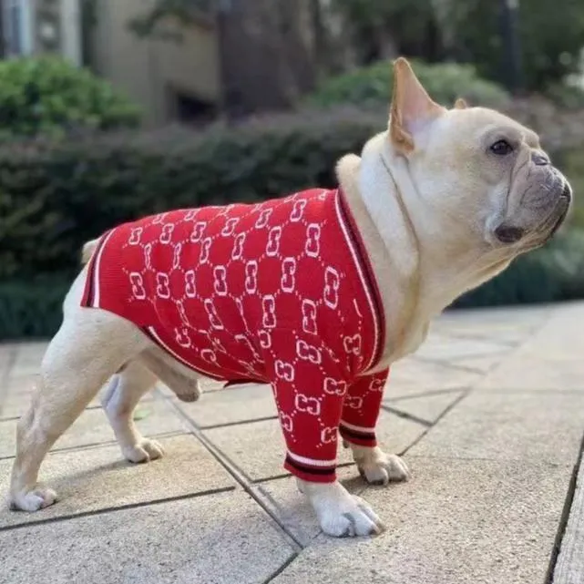 French Bulldog Christmas Cardigan for Winter