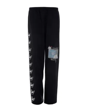 Guarded Angel Interlock Kimmy Sweatpants Black