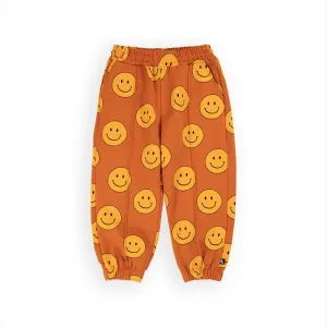 Happy Face Yellow Joggers