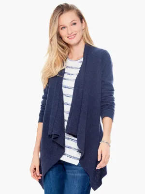 House Cardigan in Dark Indigo