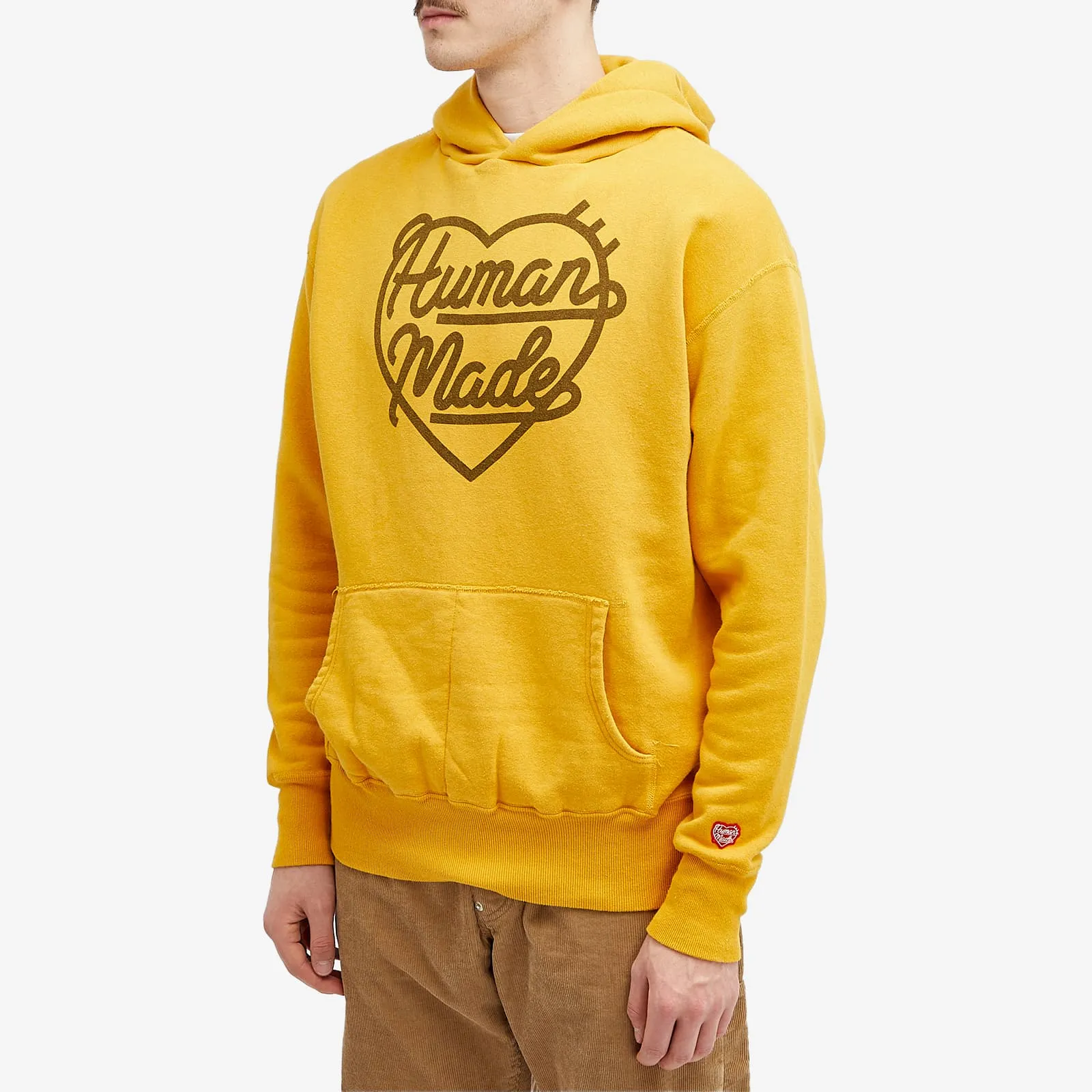 Human Made Heart Tsuriami Hoodie, yellow