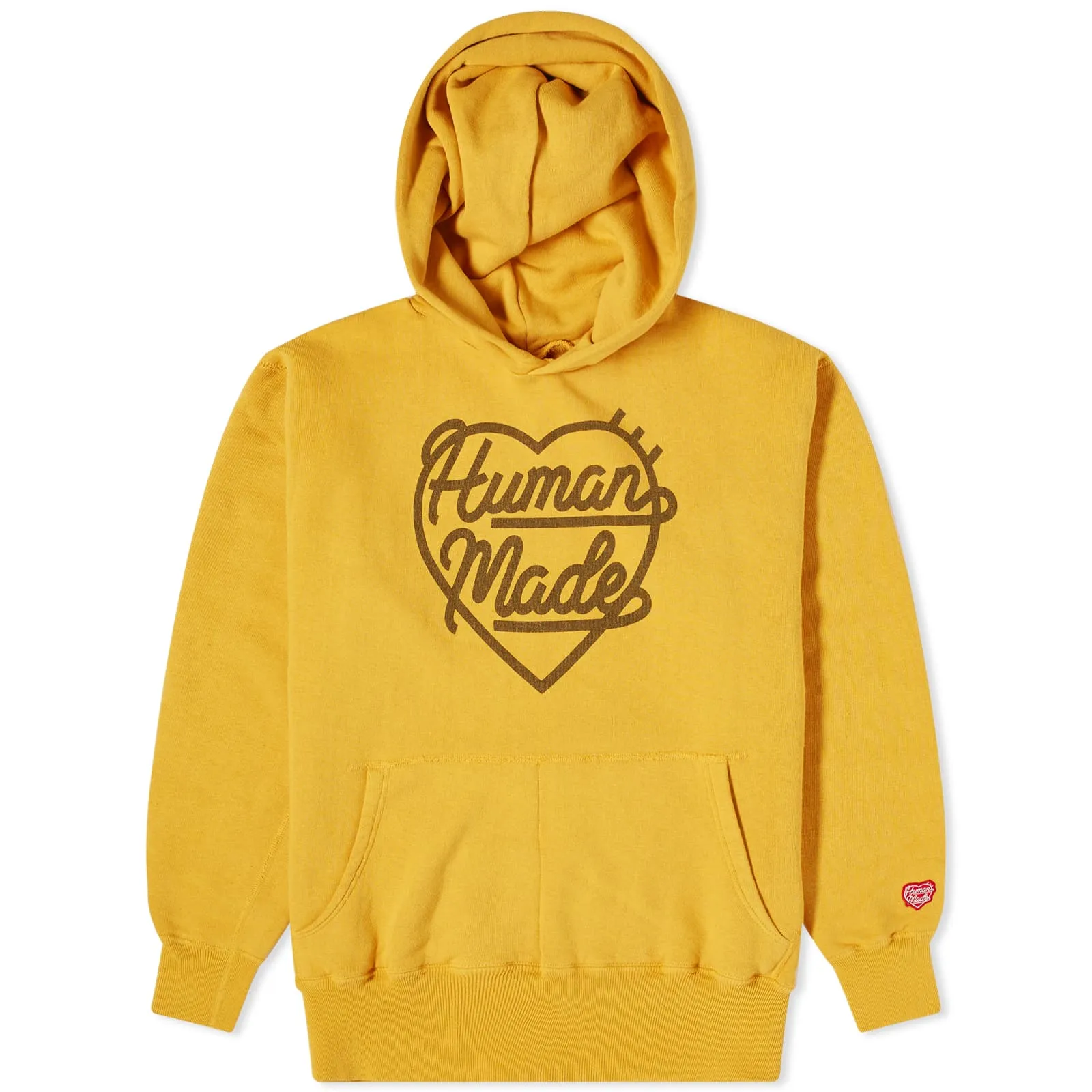 Human Made Heart Tsuriami Hoodie, yellow