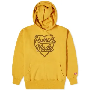 Human Made Heart Tsuriami Hoodie, yellow