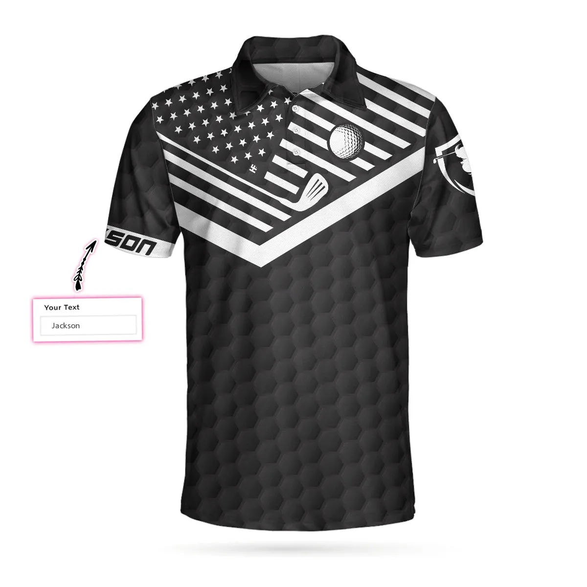 I Just Need To Go Golfing Custom Polo Shirt, Personalized American Flag Polo Shirt, Cool Golf Shirt For Men Coolspod