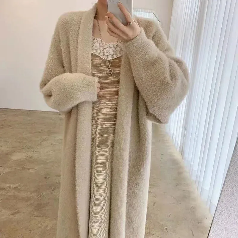 Ivyshape | Cozy Cashmere Knitted Cardigan