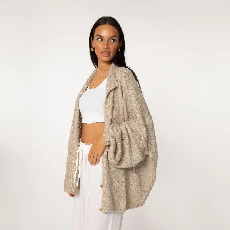 Ivyshape | Cozy Chunk Cardigan