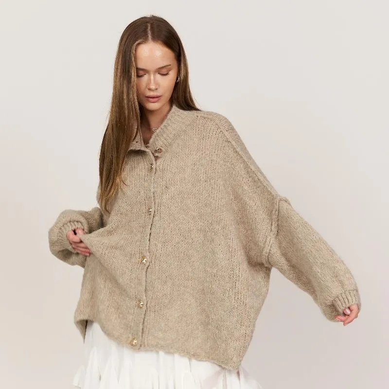 Ivyshape | Cozy Chunk Cardigan