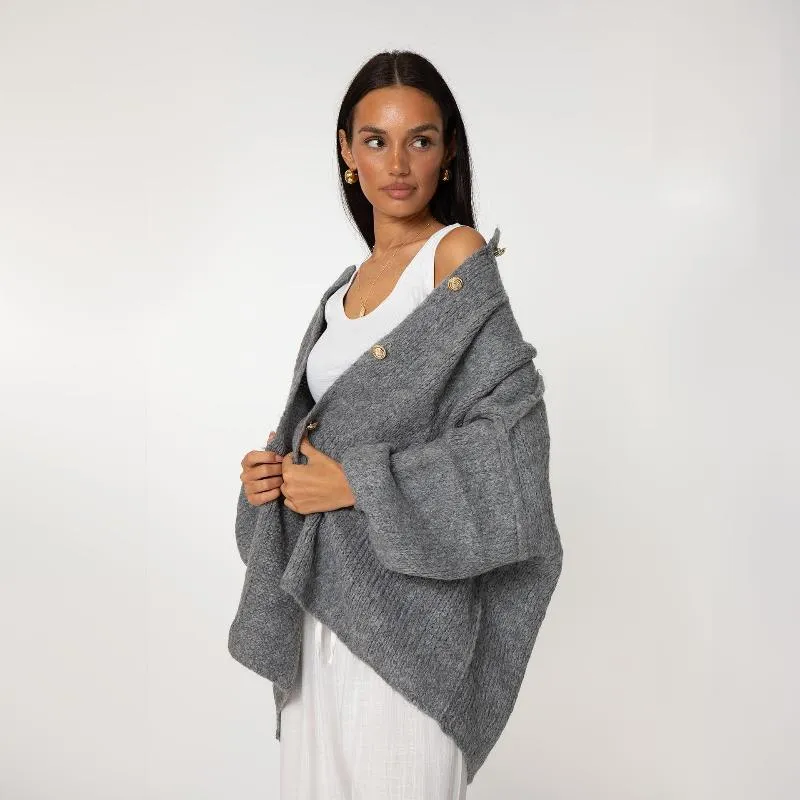 Ivyshape | Cozy Chunk Cardigan