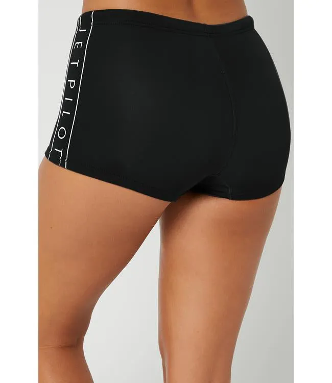 Jetpilot Cause 2.5" Womens Neo Shorts (2023) - Black