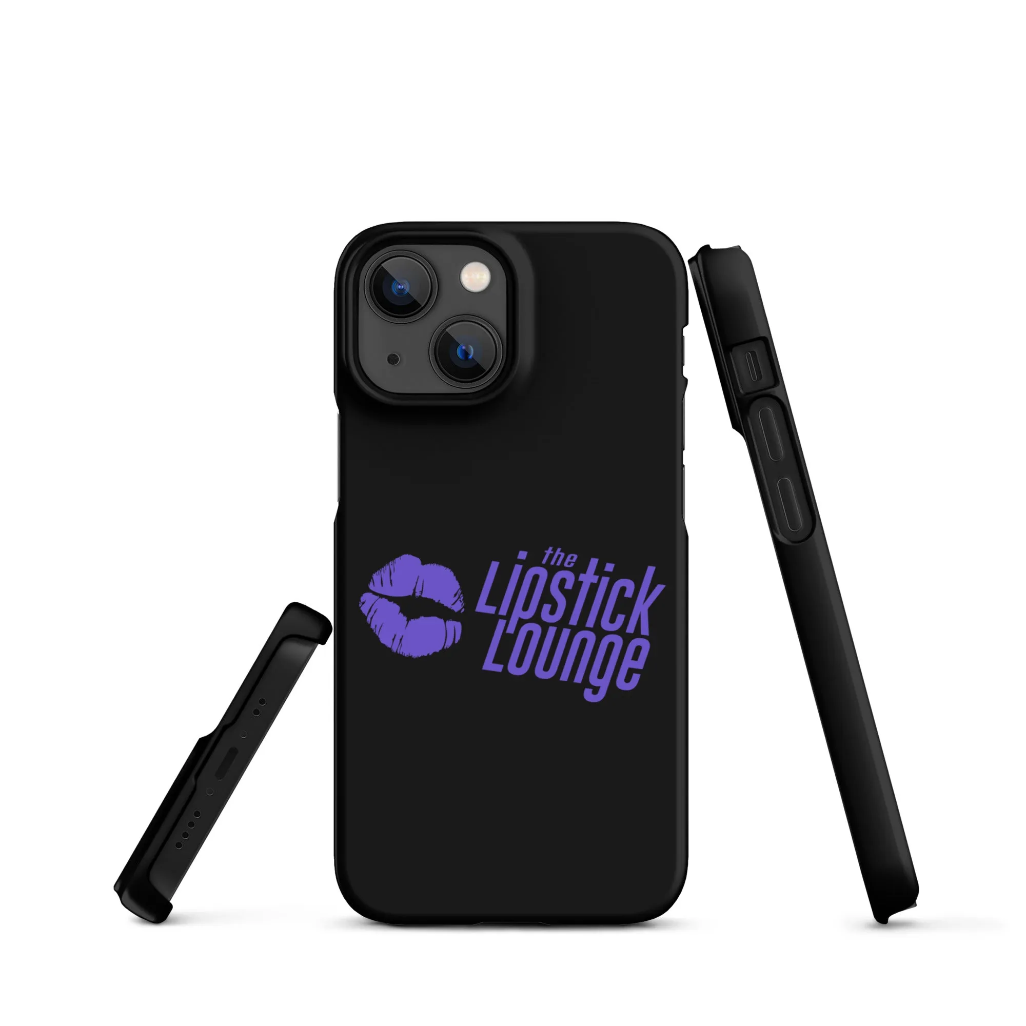 Lipstick Lounge Purple Logo Phone Case for iPhone