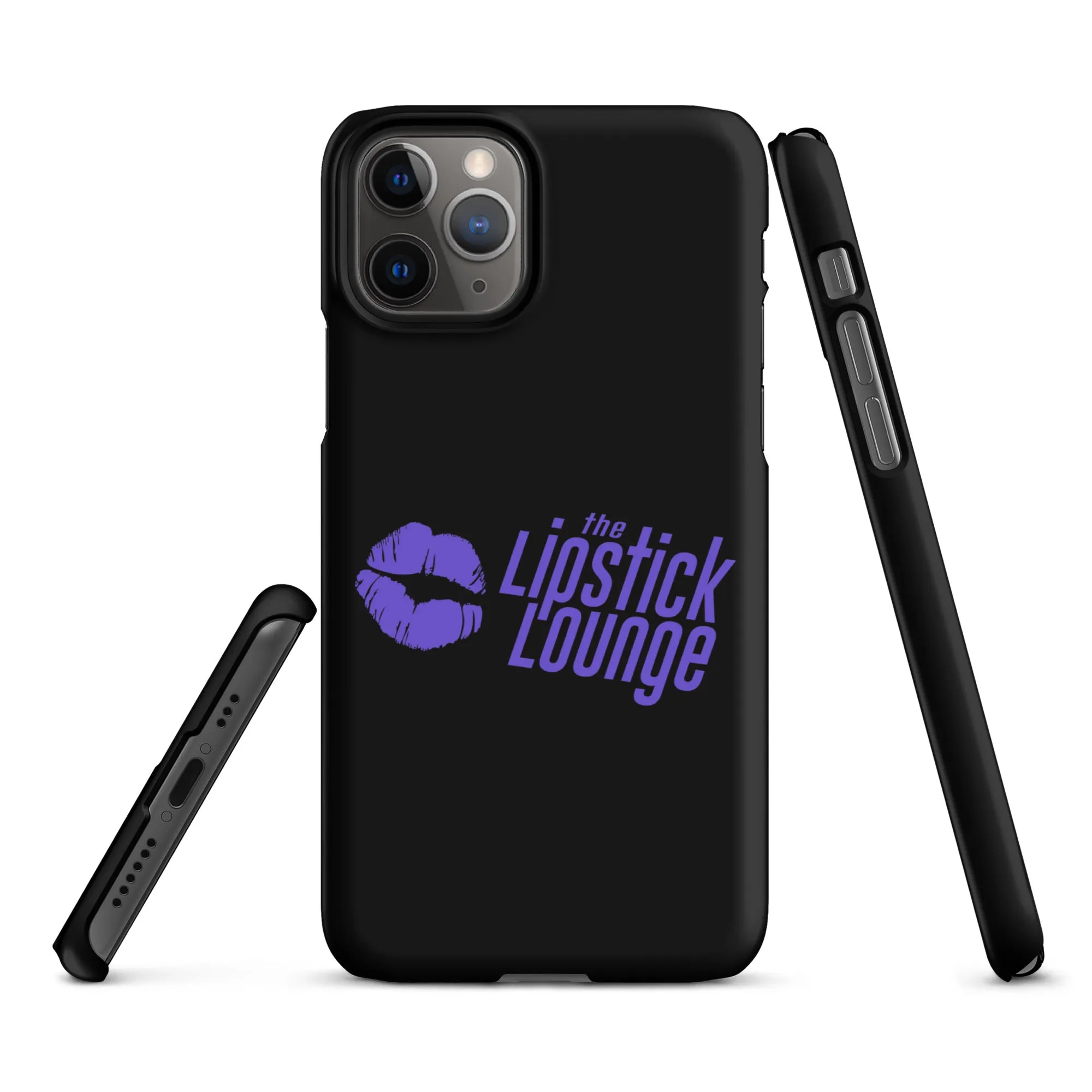 Lipstick Lounge Purple Logo Phone Case for iPhone