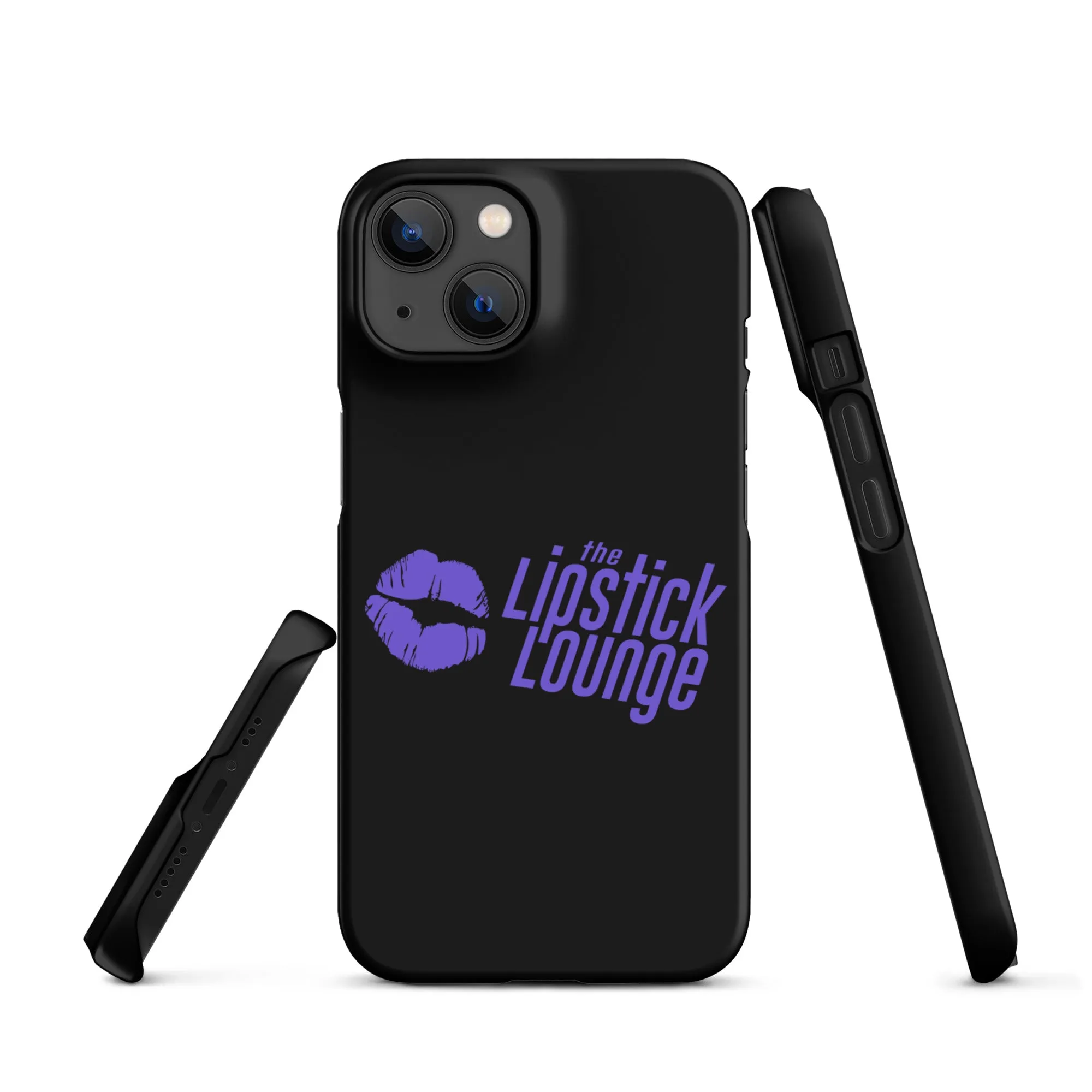 Lipstick Lounge Purple Logo Phone Case for iPhone