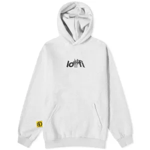 Lo-Fi Plant Logo Hoodie, Ash Gray