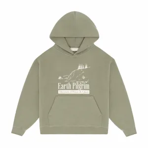 Museum of Peace & Quiet Earth Pilgrim Hoodie (Olive)