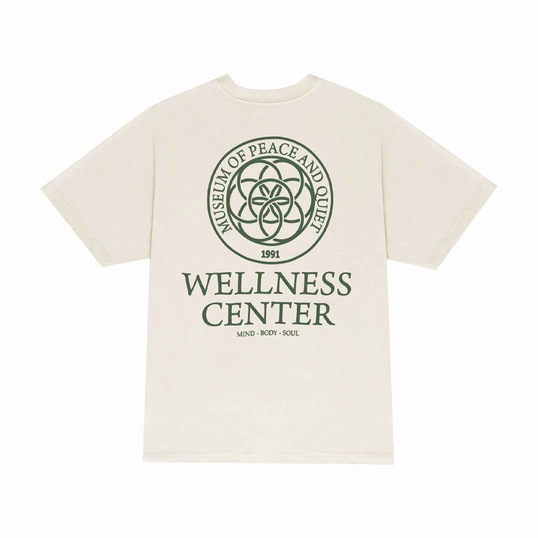 Museum of Peace & Quiet Earth Wellness Center T-Shirt (Bone)