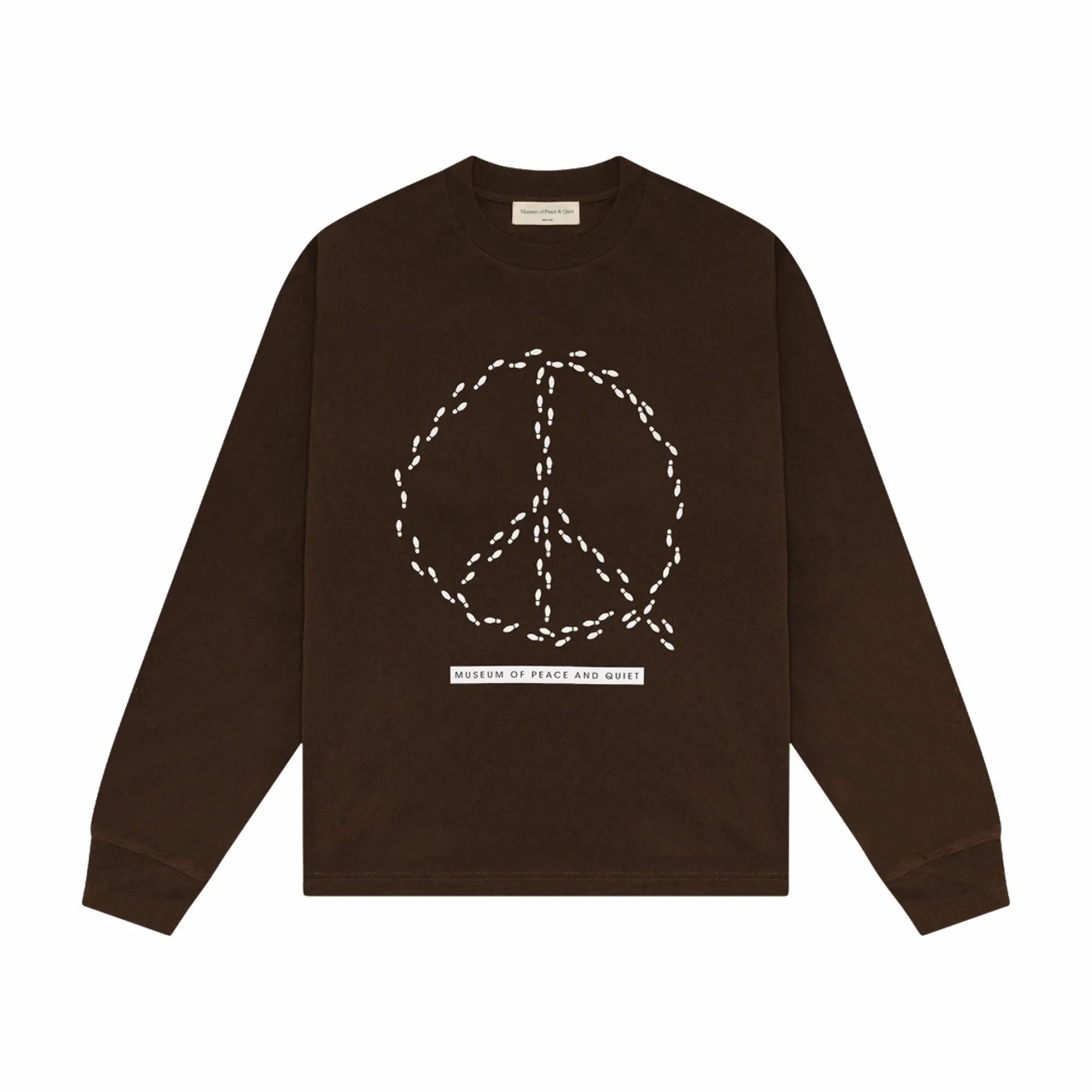 Museum of Peace & Quiet Peaceful Path LS Shirt (Brown)