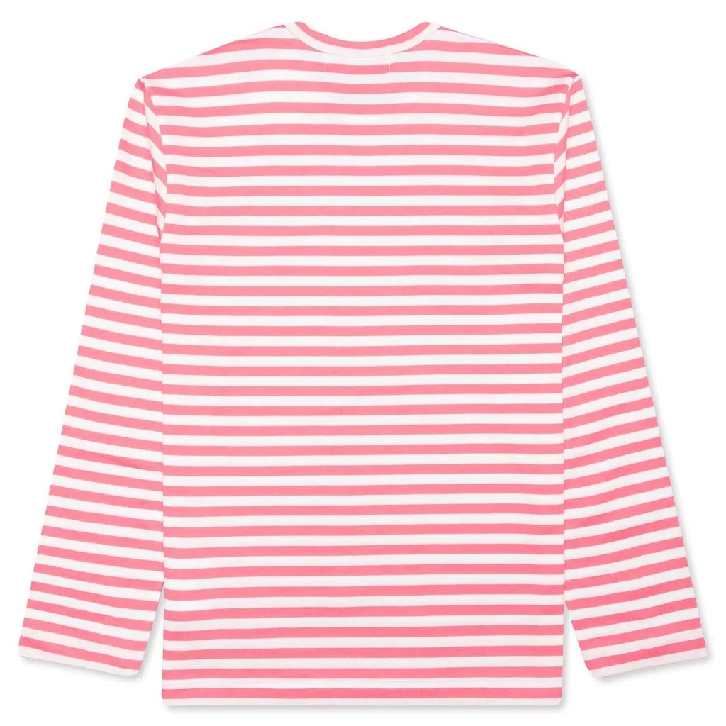 Pastelle Striped L/S Shirt - Pink