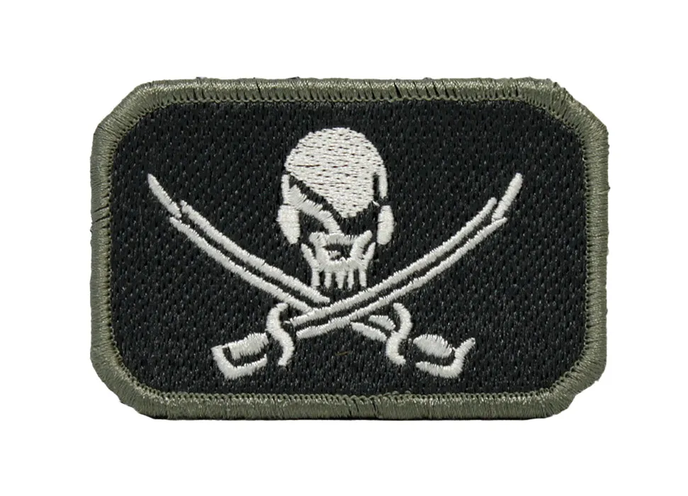 Pirate Skull Velcro Patch