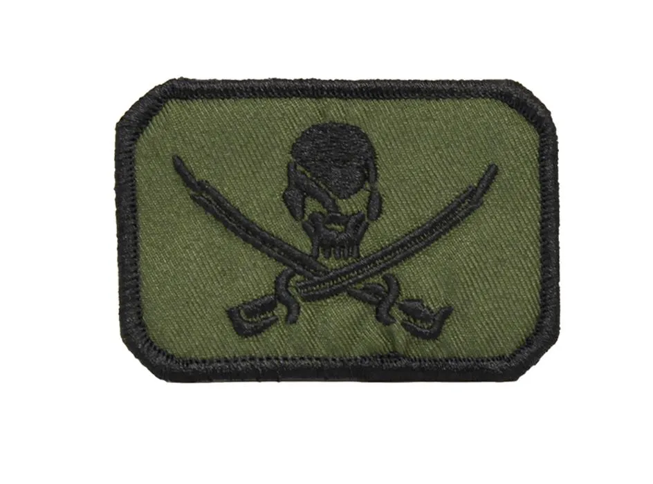 Pirate Skull Velcro Patch