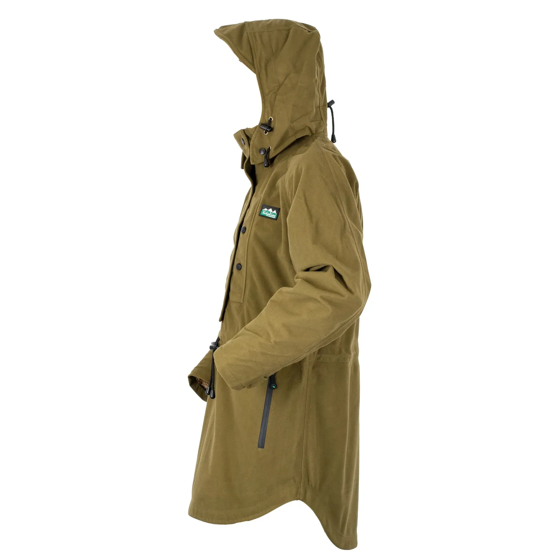 RIDGELINE Mens Monsoon Classic Smock - Teak