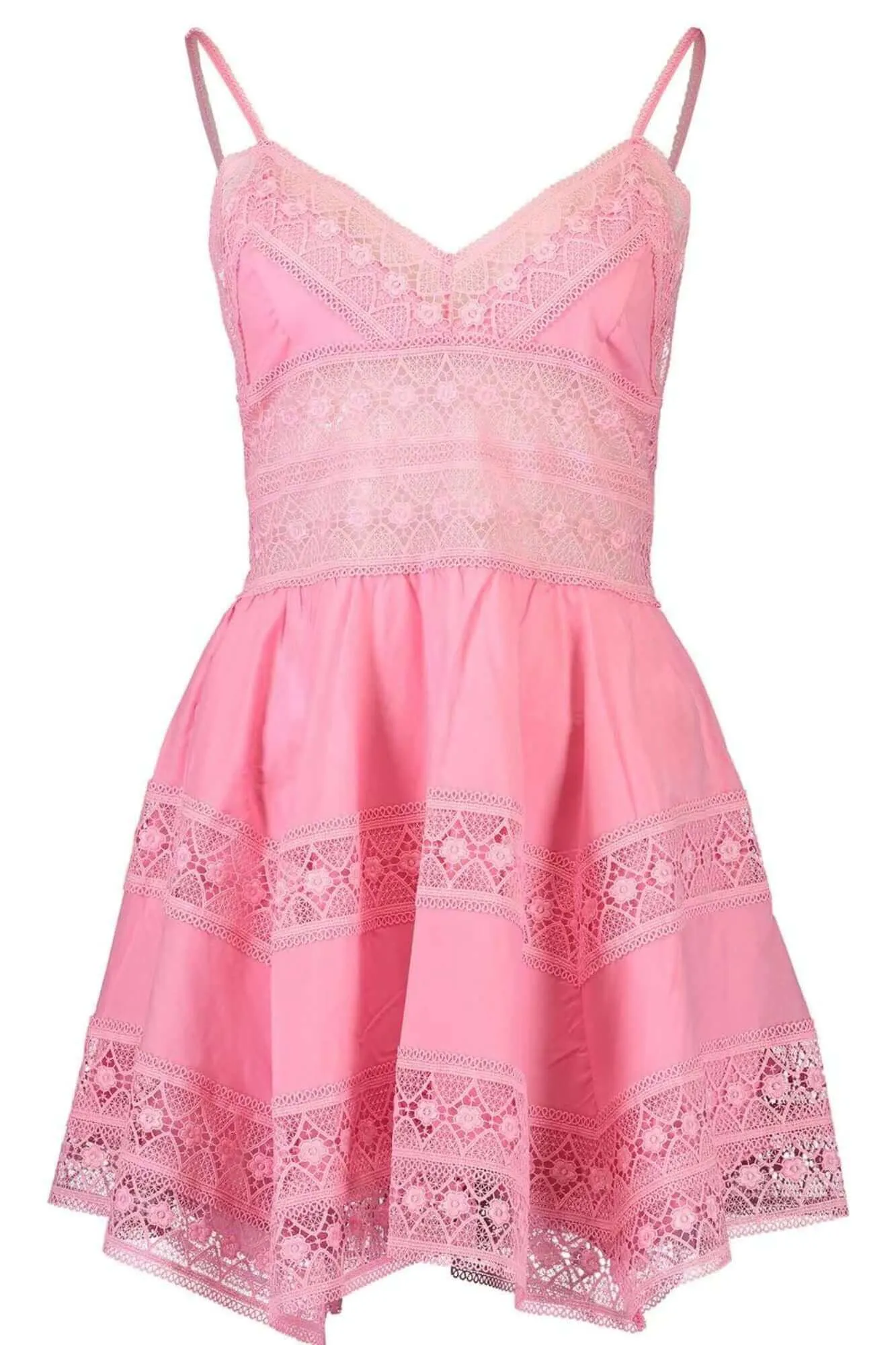 Satien Short Dress in Rose Quartz