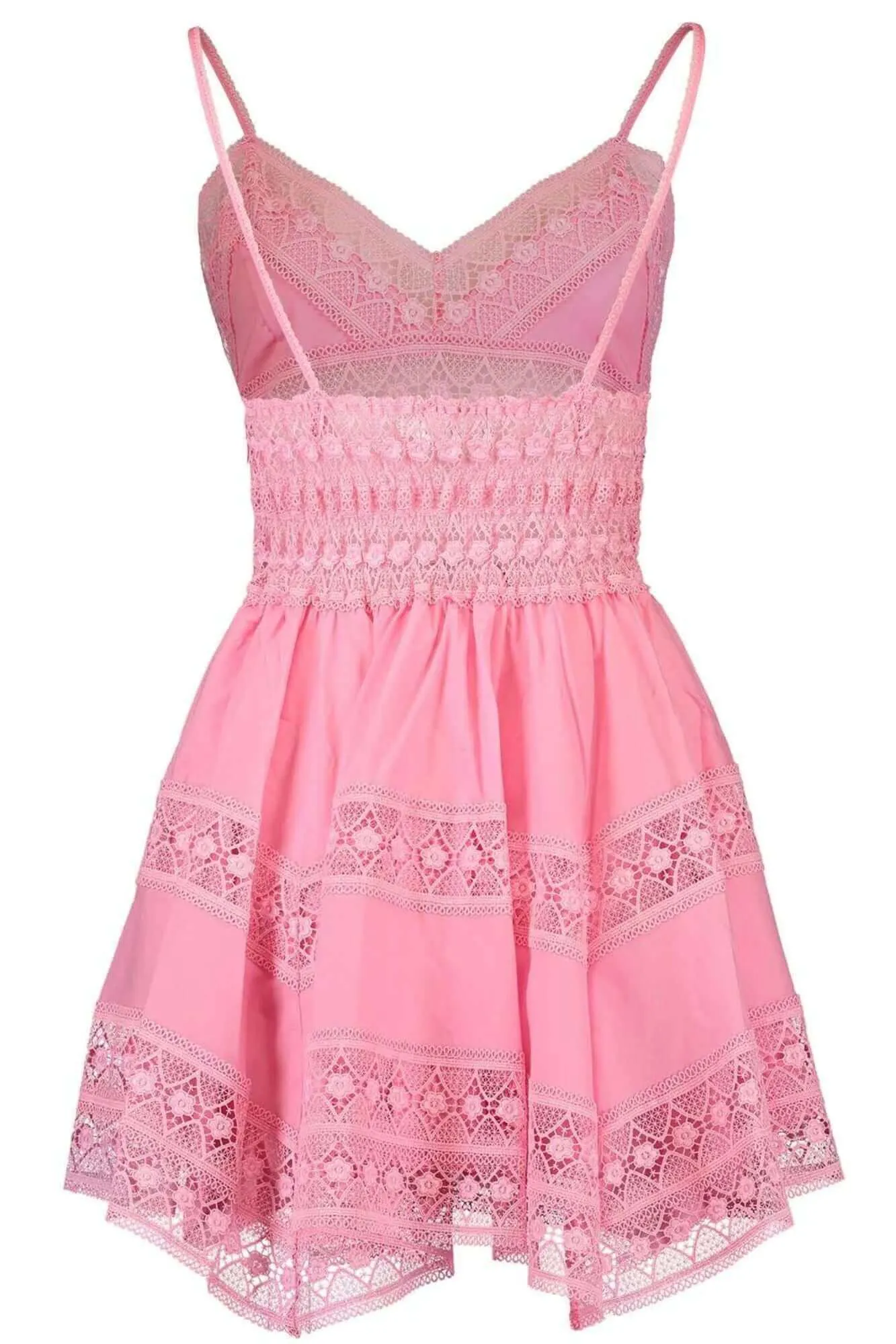 Satien Short Dress in Rose Quartz