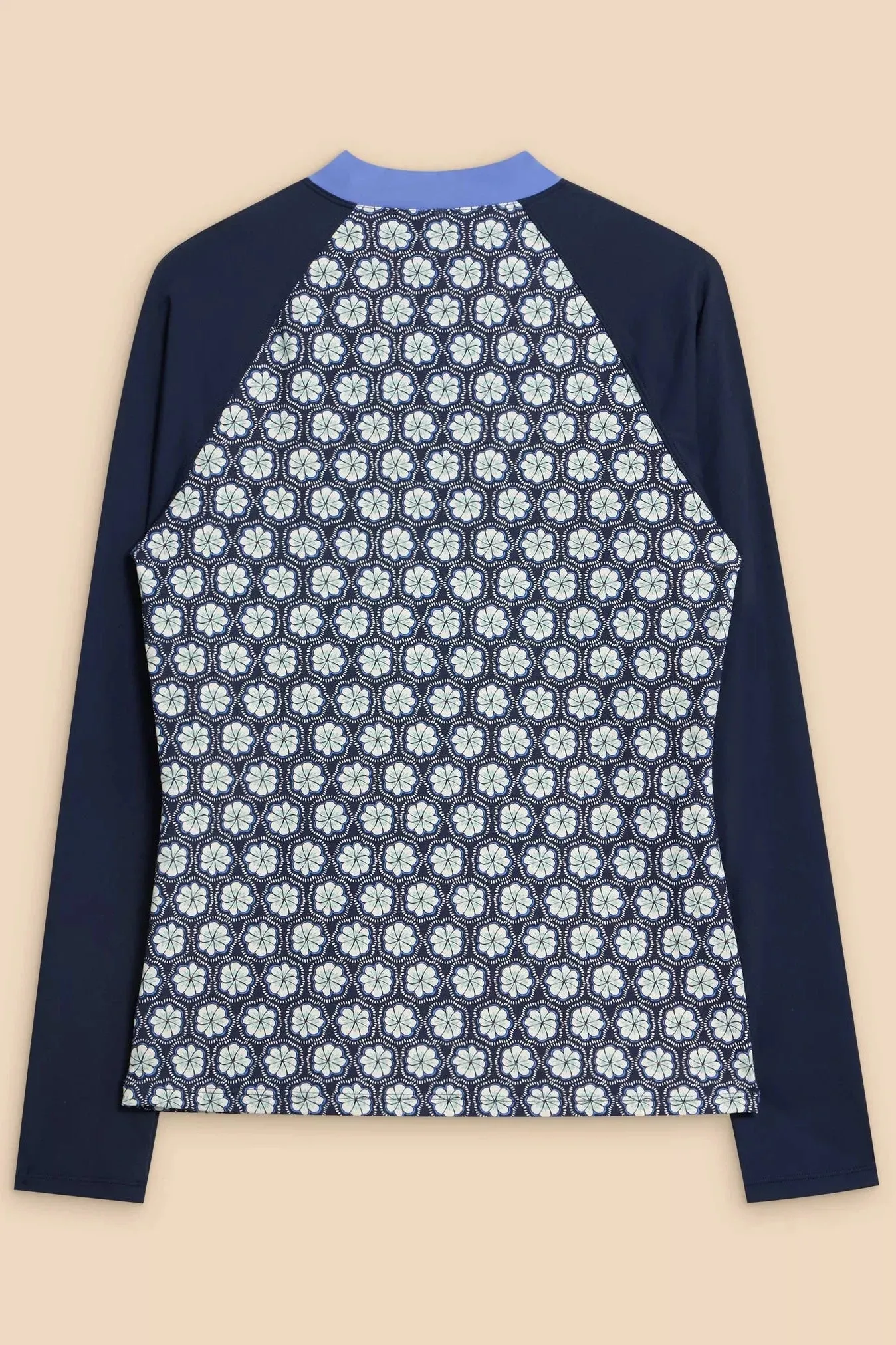 White Stuff Bay Rash Vest - Navy Multi